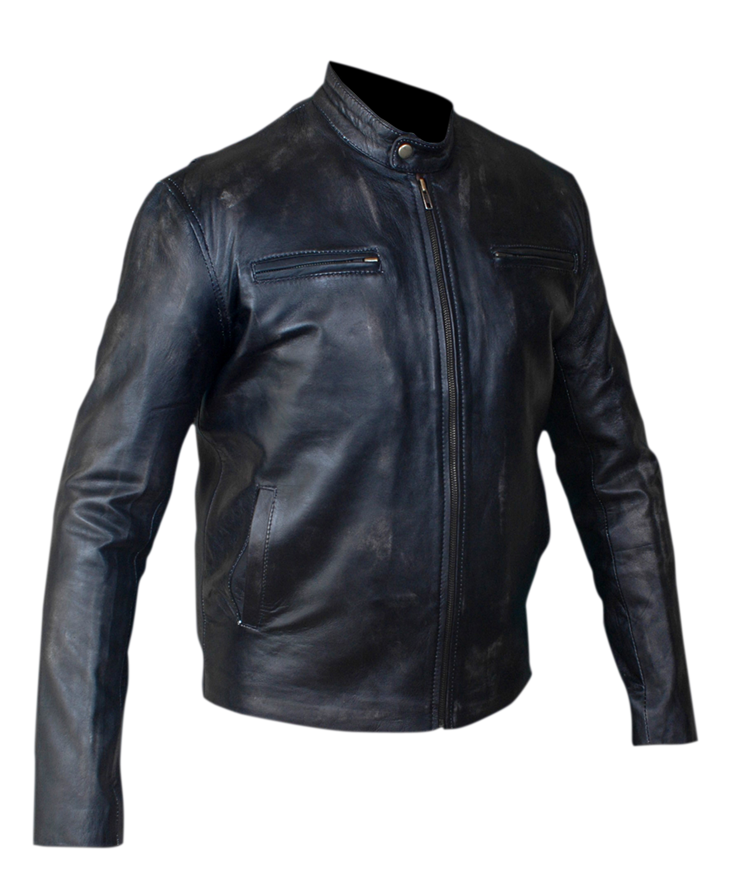 Contraband-Black — alternate view highlighting the jacket's fit and style