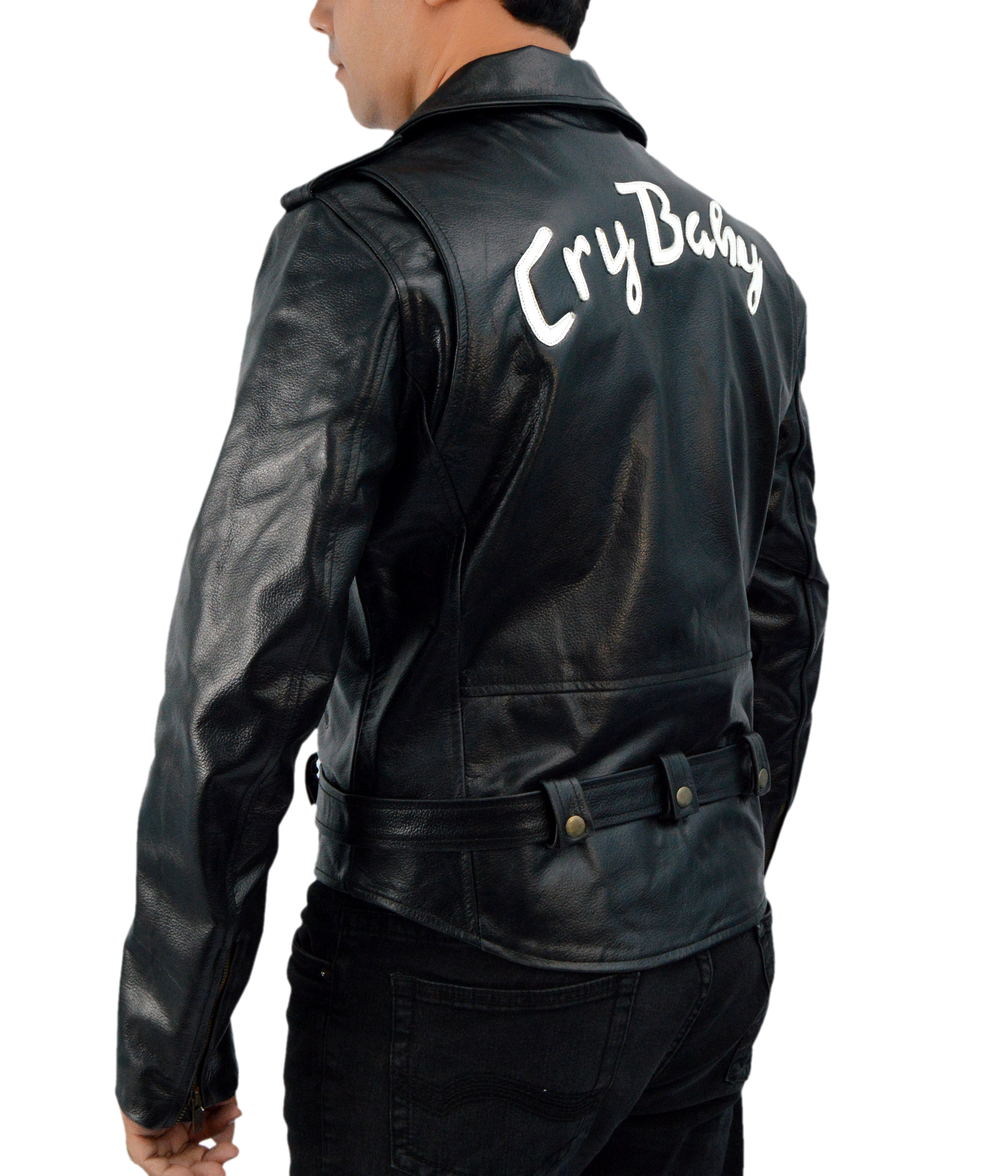Cry-Baby jacket close-up of collar and lapel detail