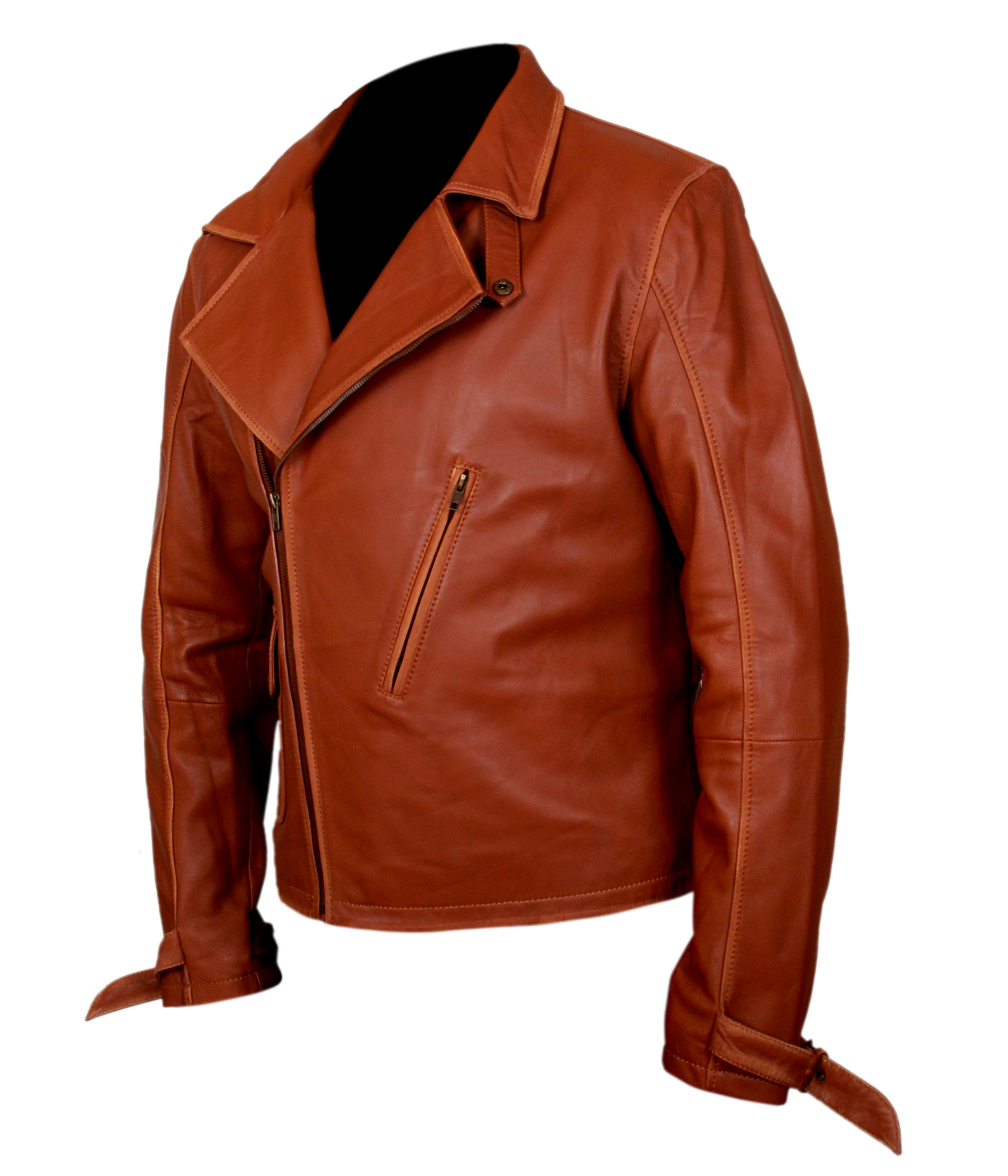 first-avenger jacket – detail view of shoulder and sleeve