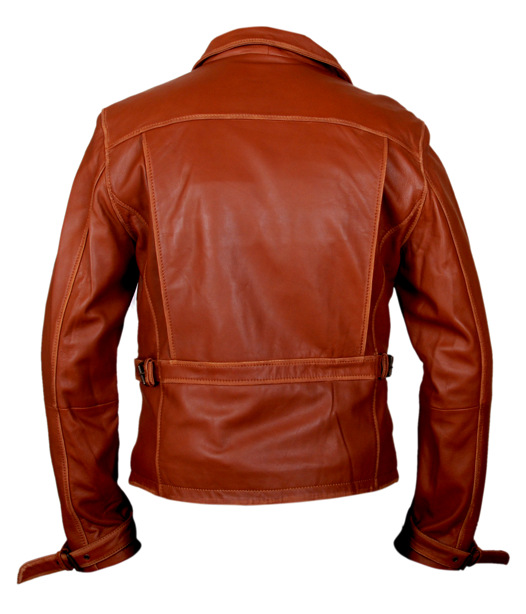 first-avenger jacket – detail view of zipper and stitching